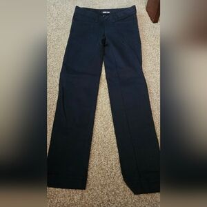 Lands' End Kids Black Casual Bottoms With White B embroidered